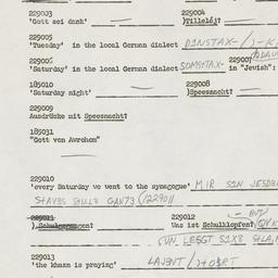 Western questionnaire, answ...
