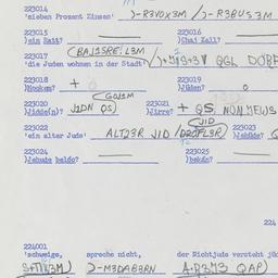 Western questionnaire, answ...