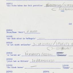 Western questionnaire, answ...