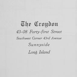 The Croydon, 43-08 41 Street
