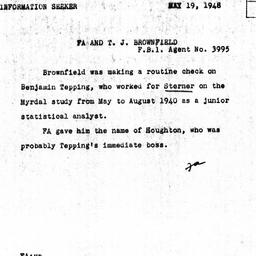 Memorandum from Florence An...