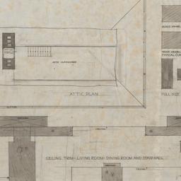 Working drawing #5: Attic p...