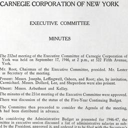 Executive Committee Meeting