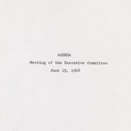 Executive Committee Meeting