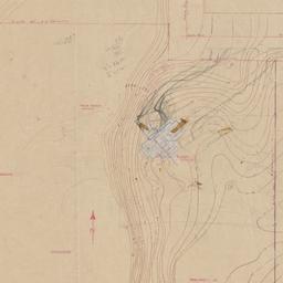 Topographic survey site plan