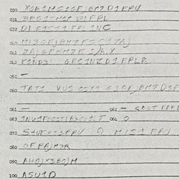 Eastern questionnaire, answ...
