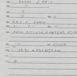 Eastern questionnaire, answ...