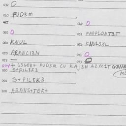 Eastern questionnaire, answ...