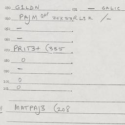 Eastern questionnaire, answ...