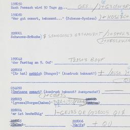Western questionnaire, answ...