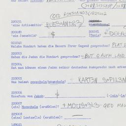 Western questionnaire, answ...