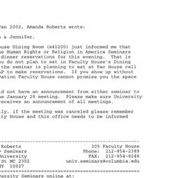 Correspondence, 2002-01-28....