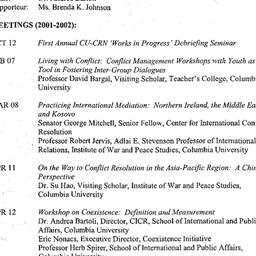 Schedules, Conflict Resolut...