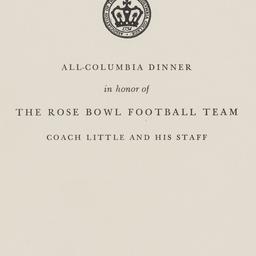 Rose Bowl Victory Dinner Pr...