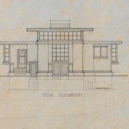 Working drawing #6: Rear el...