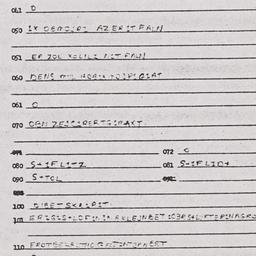 Eastern questionnaire, answ...