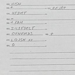 Eastern questionnaire, answ...