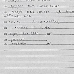 Eastern questionnaire, answ...