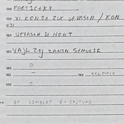 Eastern questionnaire, answ...