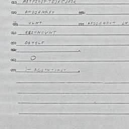 Eastern questionnaire, answ...