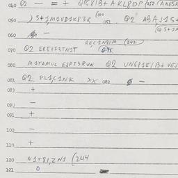 Eastern questionnaire, answ...