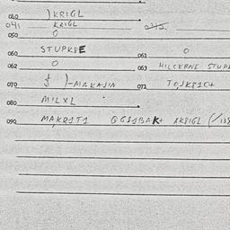 Eastern questionnaire, answ...