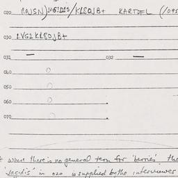 Eastern questionnaire, answ...