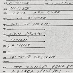 Eastern questionnaire, answ...
