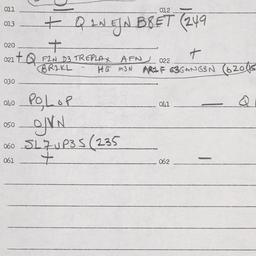 Eastern questionnaire, answ...
