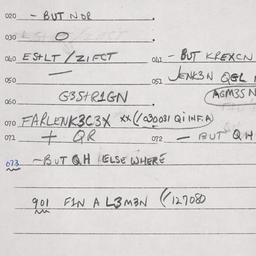 Eastern questionnaire, answ...