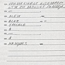 Eastern questionnaire, answ...