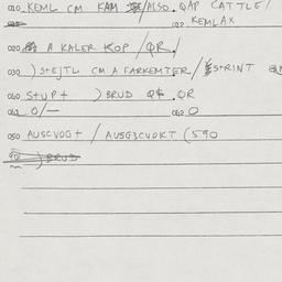Eastern questionnaire, answ...