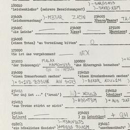 Western questionnaire, answ...