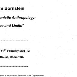Announcements, 2002-02-11. ...