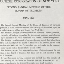 Board Meeting - Second Annu...