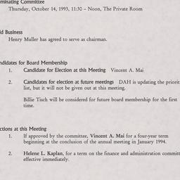 Nominating Committee