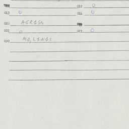 Eastern questionnaire, answ...