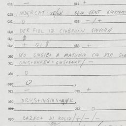 Eastern questionnaire, answ...