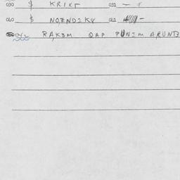 Eastern questionnaire, answ...