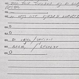 Eastern questionnaire, answ...