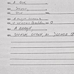 Eastern questionnaire, answ...