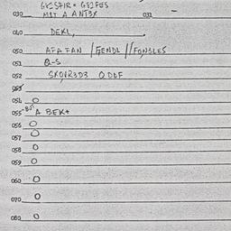 Eastern questionnaire, answ...