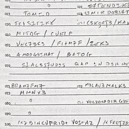 Eastern questionnaire, answ...