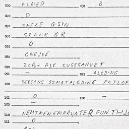 Eastern questionnaire, answ...