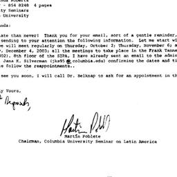 Correspondence, 2004-05-30....