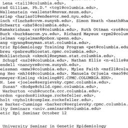 Announcements, 2000-10-12. ...