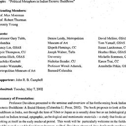 Minutes, 2002-02-07. Buddhi...