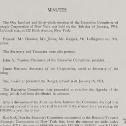 Executive Committee Meeting...