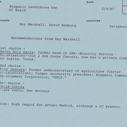 Nominating Committee