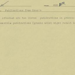 Publications Resulting From...